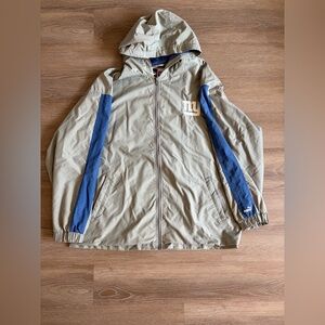 New York Giants Puma Windbreaker Jacket Size Large Men